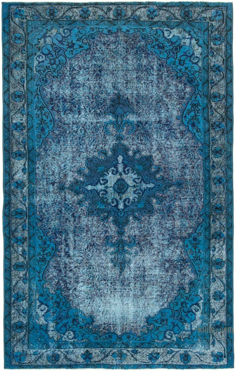 Hand Carved Over-Dyed Rug - 5' 4" x 8' 6" (64" x 102") - K0051735