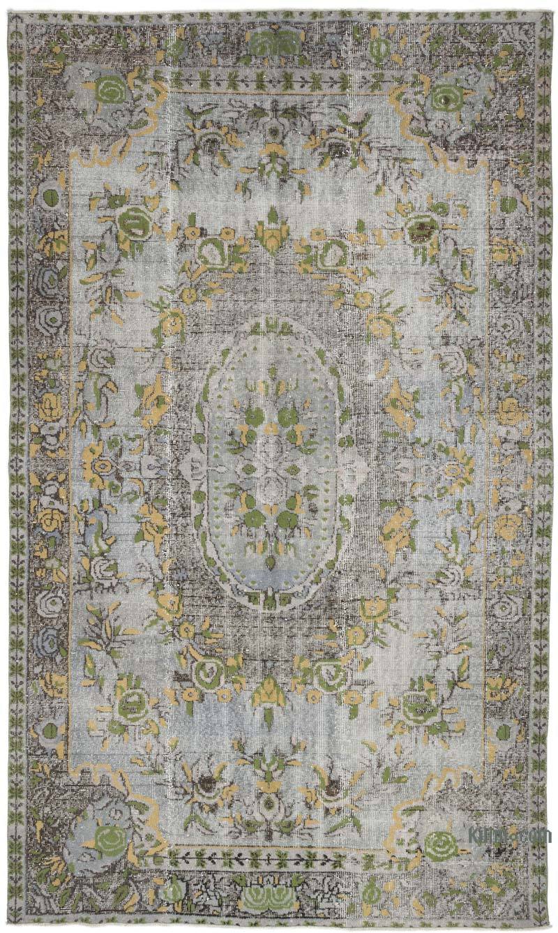 Hand Carved Over-Dyed Rug - 5' 10" x 9' 10" (70" x 118") - K0051737