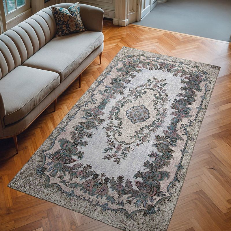 El Oyması Boyalı Halı - 165 cm x 305 cm - K0051751