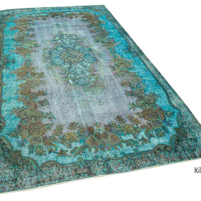 Hand Carved Over-Dyed Rug - 5' 4" x 9' 5" (64" x 113") - K0051756