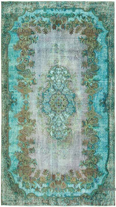 El Oyması Boyalı Halı - 162 cm x 288 cm