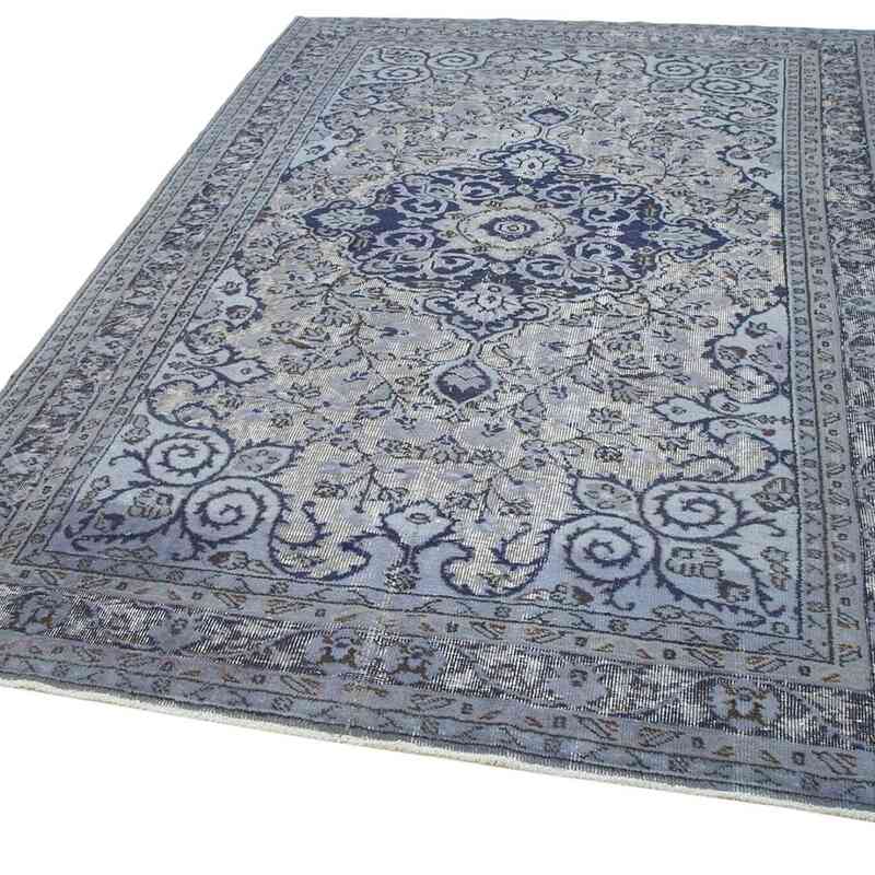 Hand Carved Over-Dyed Rug - 6' 3" x 9' 1" (75" x 109") - K0051757