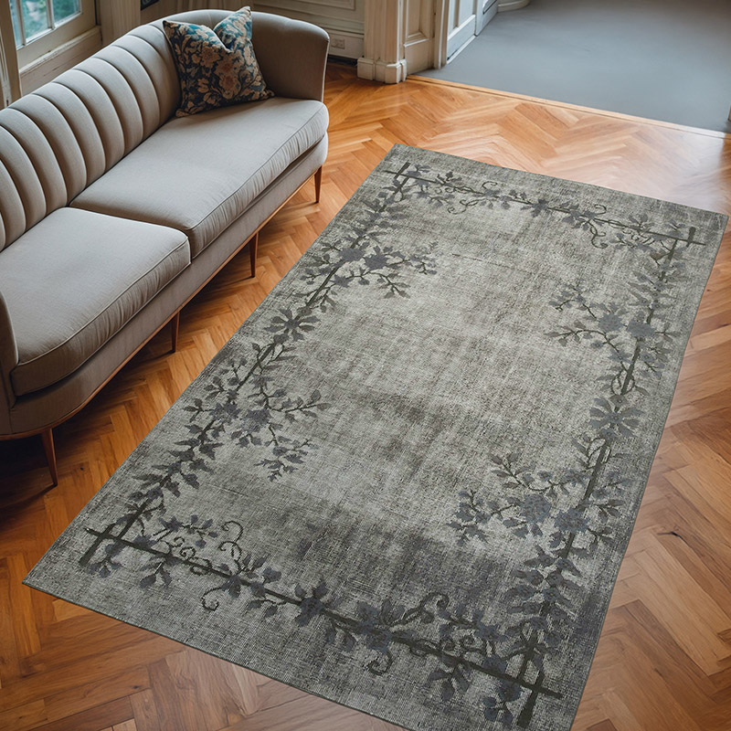 El Oyması Boyalı Halı - 158 cm x 270 cm - K0051764