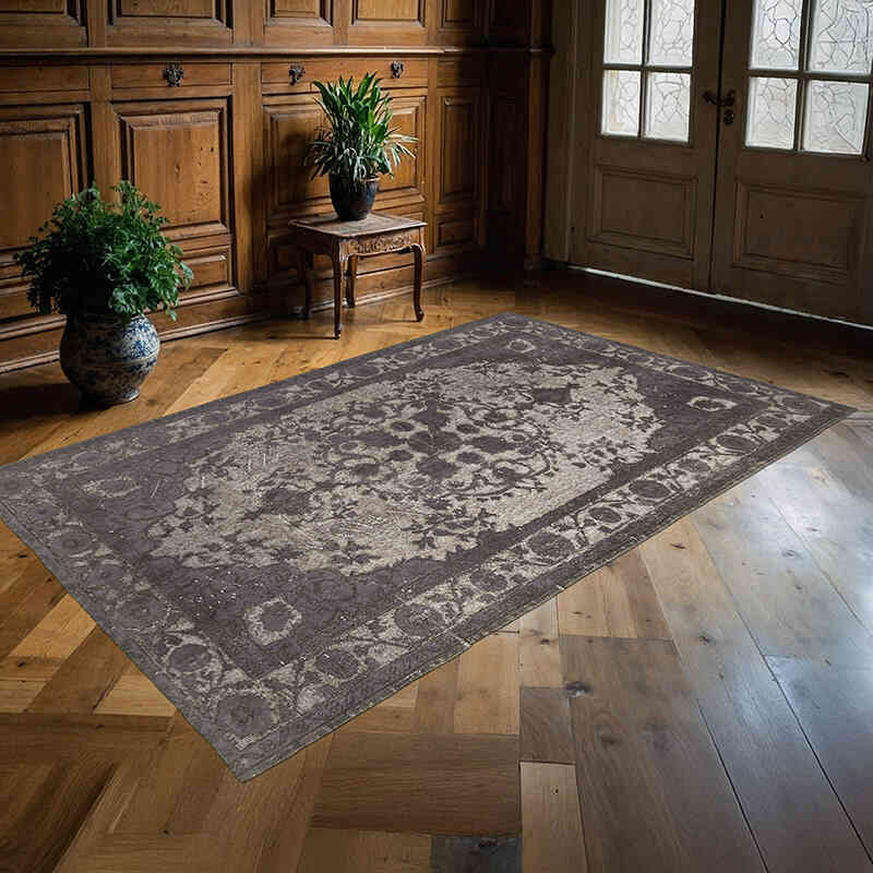 El Oyması Boyalı Halı - 172 cm x 268 cm - K0051766