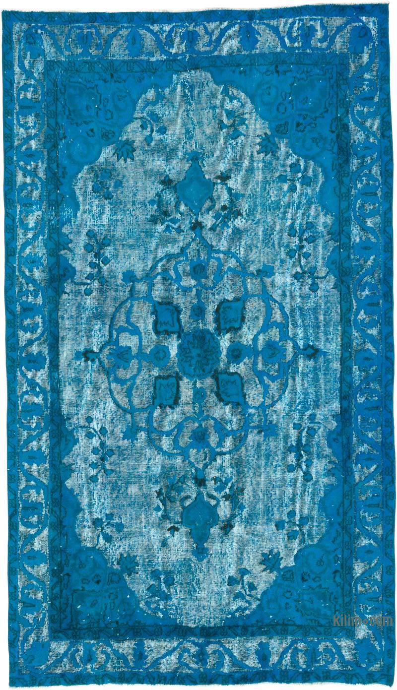 Hand Carved Over-Dyed Rug - 5'  x 8' 8" (60" x 104") - K0051776