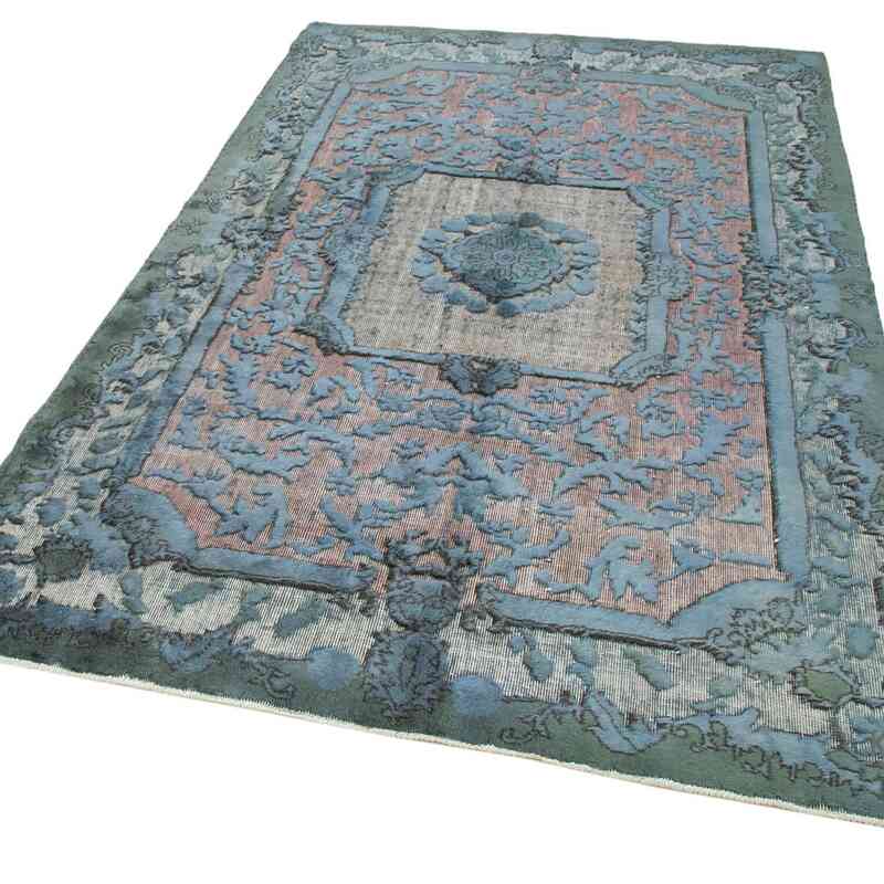 Hand Carved Over-Dyed Rug - 5' 2" x 8' 3" (62" x 99") - K0051784