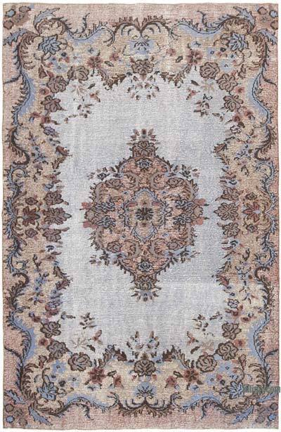 El Oyması Boyalı Halı - 187 cm x 285 cm