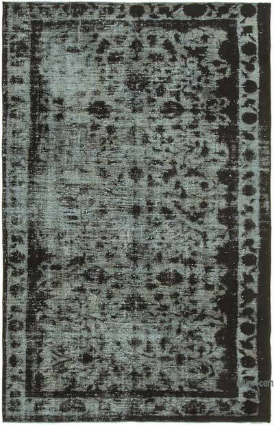 Hand Carved Over-Dyed Rug - 5' 10" x 9' 1" (70" x 109")