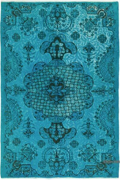 Hand Carved Over-Dyed Rug - 6'  x 8' 10" (72" x 106")