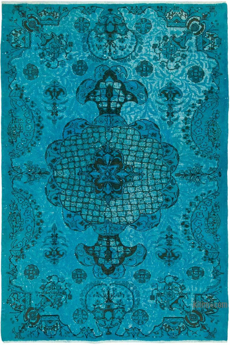 Hand Carved Over-Dyed Rug - 6'  x 8' 10" (72" x 106") - K0051817