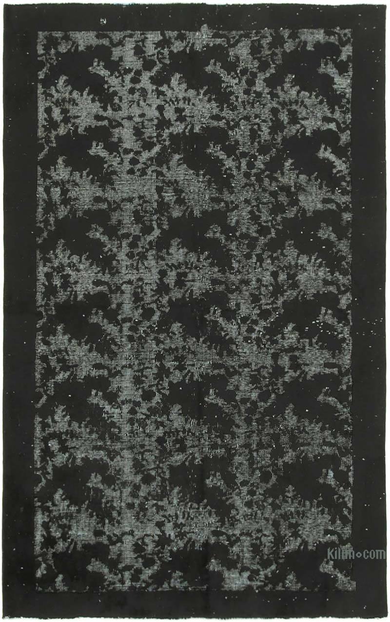 Hand Carved Over-Dyed Rug - 5' 2" x 8' 2" (62" x 98") - K0051821
