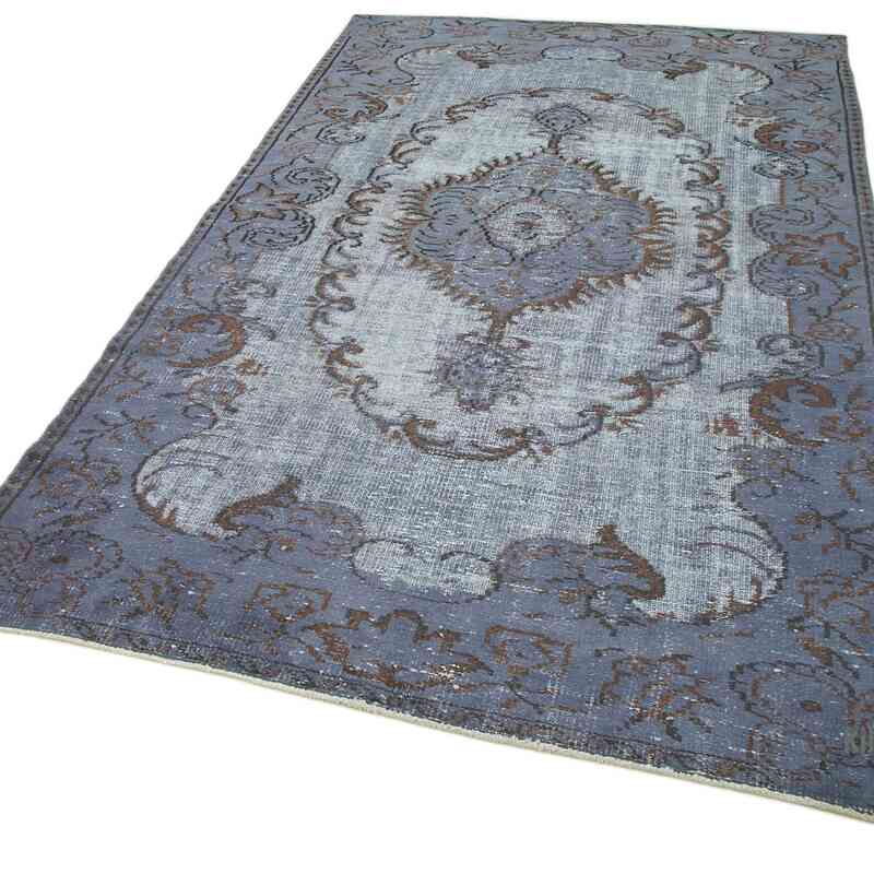 Hand Carved Over-Dyed Rug - 5' 3" x 8' 9" (63" x 105") - K0051827