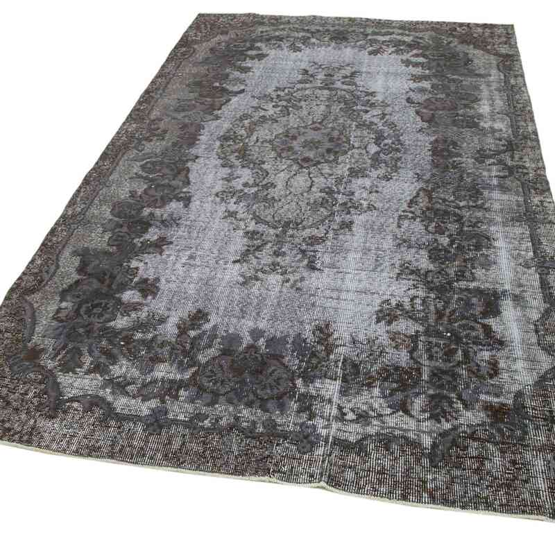 Hand Carved Over-Dyed Rug - 5' 5" x 9' 5" (65" x 113") - K0051829