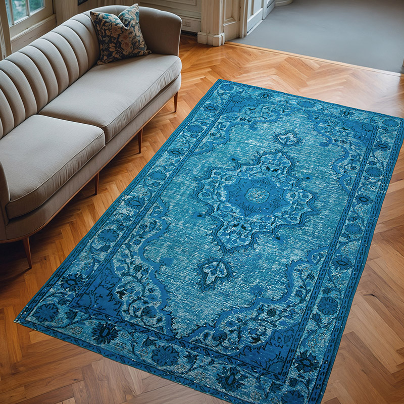 El Oyması Boyalı Halı - 187 cm x 305 cm - K0051830
