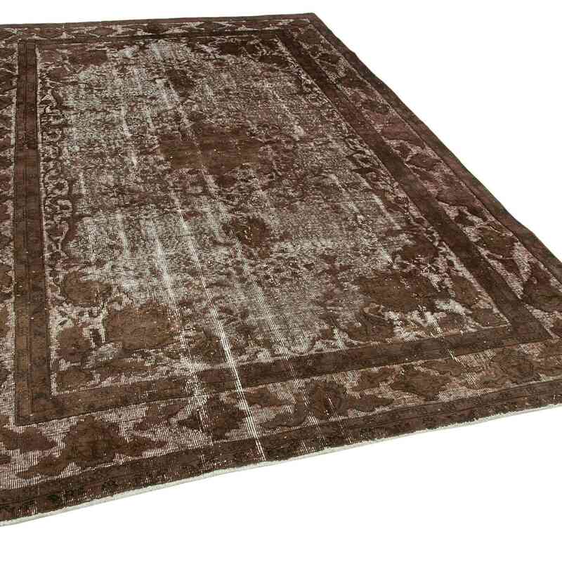 Hand Carved Over-Dyed Rug - 6' 8" x 9' 11" (80" x 119") - K0051849