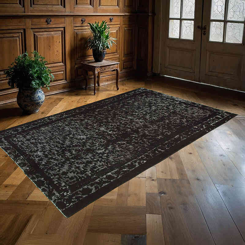Alfombra Tallada a Mano Sobre Teñida - 160 cm x 250 cm - K0051852