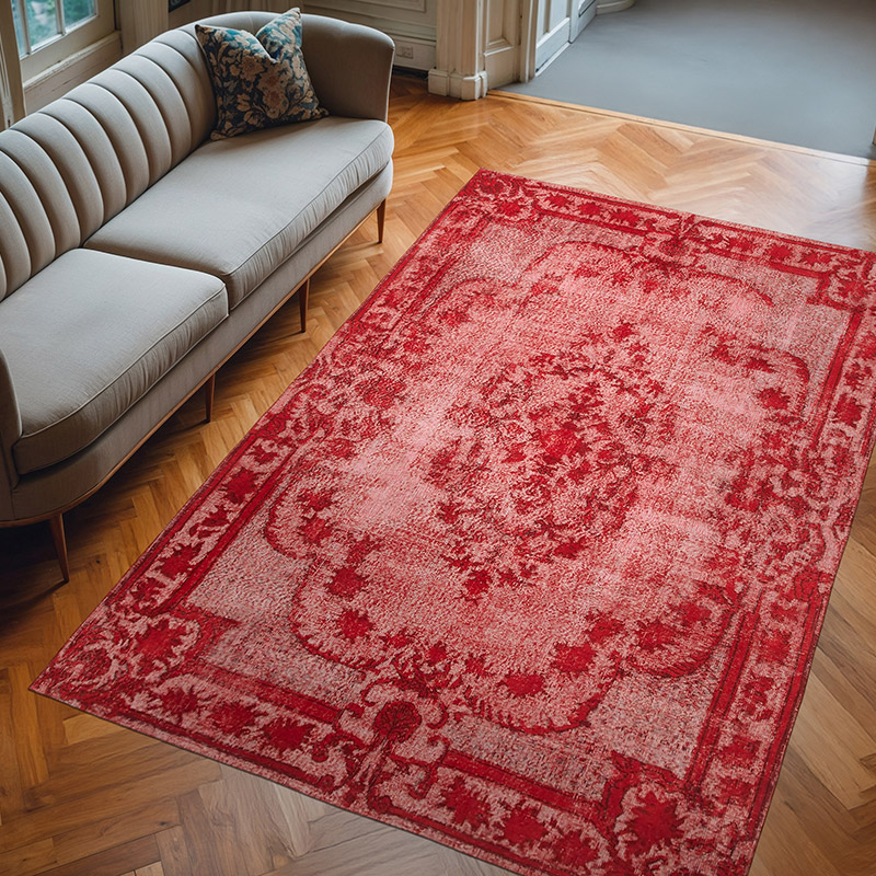Alfombra Tallada a Mano Sobre Teñida - 202 cm x 309 cm - K0051855