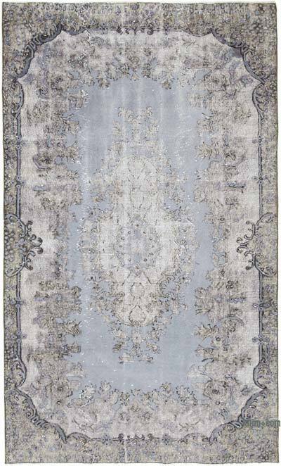 Alfombra Tallada a Mano Sobre Teñida - 158 cm x 267 cm