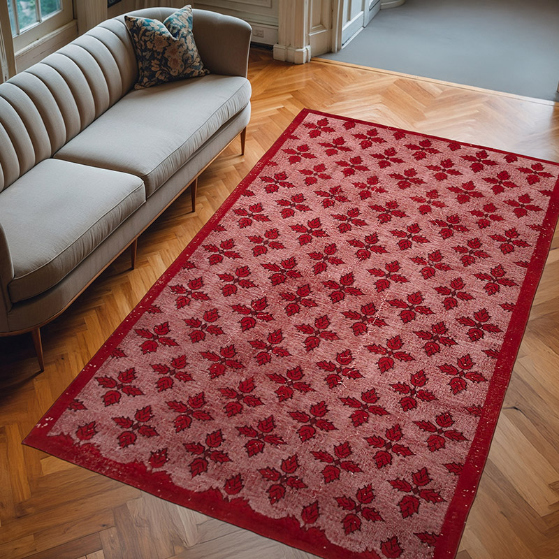 Alfombra Tallada a Mano Sobre Teñida - 180 cm x 280 cm - K0051858