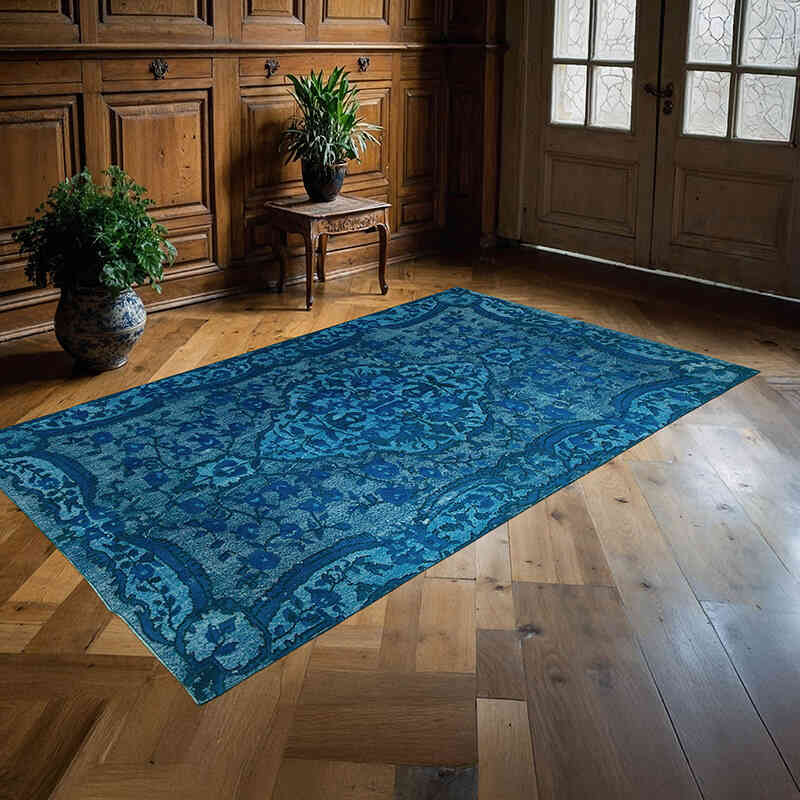 El Oyması Boyalı Halı - 161 cm x 260 cm - K0051868