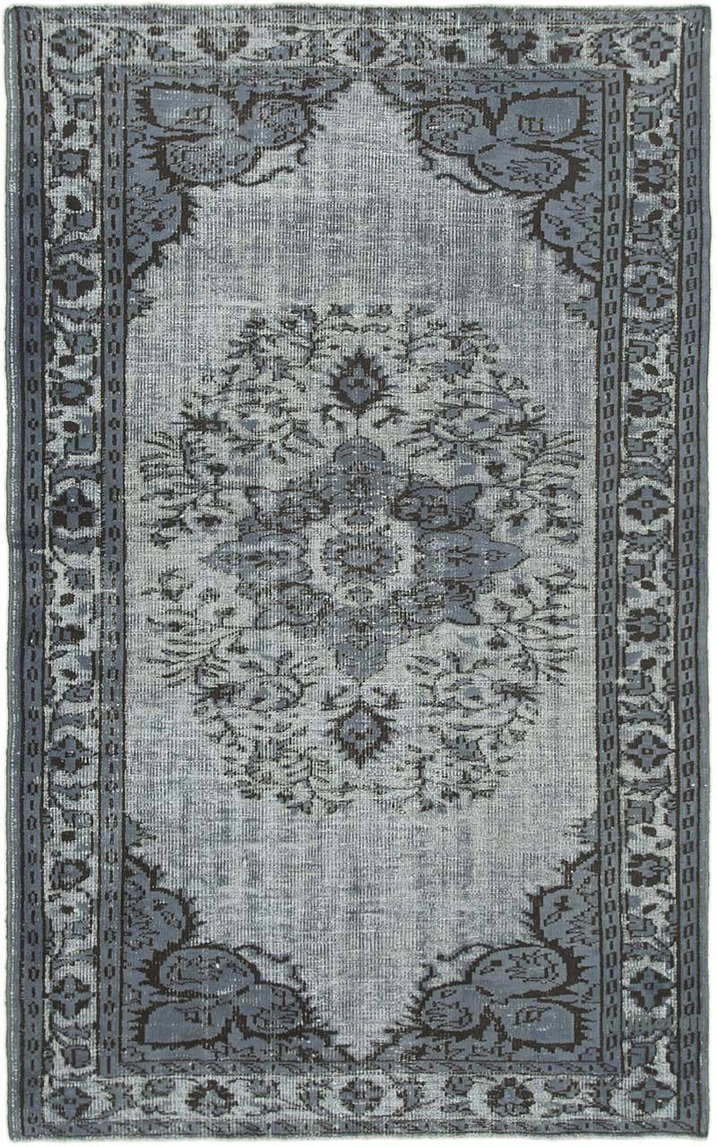 Hand Carved Over-Dyed Rug - 5' 3" x 8' 6" (63" x 102") - K0051873