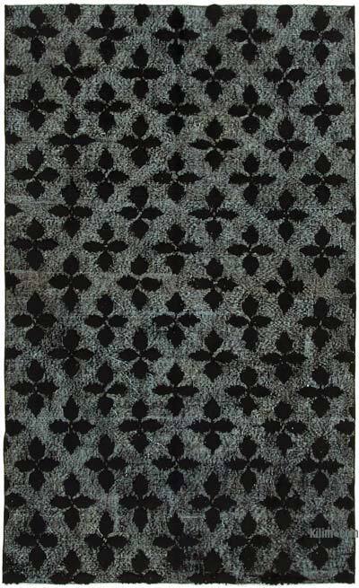 Hand Carved Over-Dyed Rug - 5' 1" x 8' 5" (61" x 101")