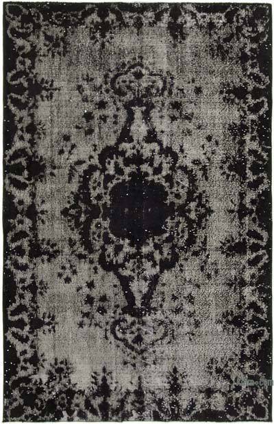 Hand Carved Over-Dyed Rug - 5' 8" x 8' 10" (68" x 106")