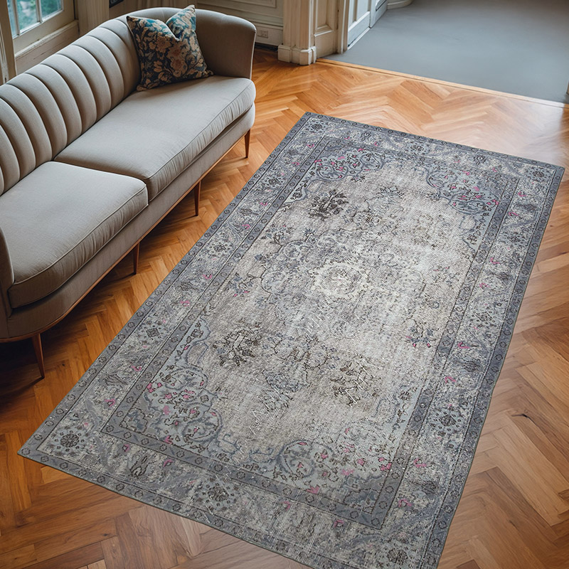 El Oyması Boyalı Halı - 168 cm x 284 cm - K0051898
