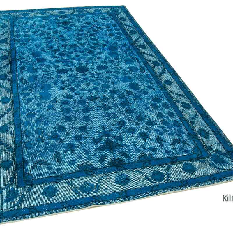 Hand Carved Over-Dyed Rug - 4' 11" x 8' 1" (59" x 97") - K0051899