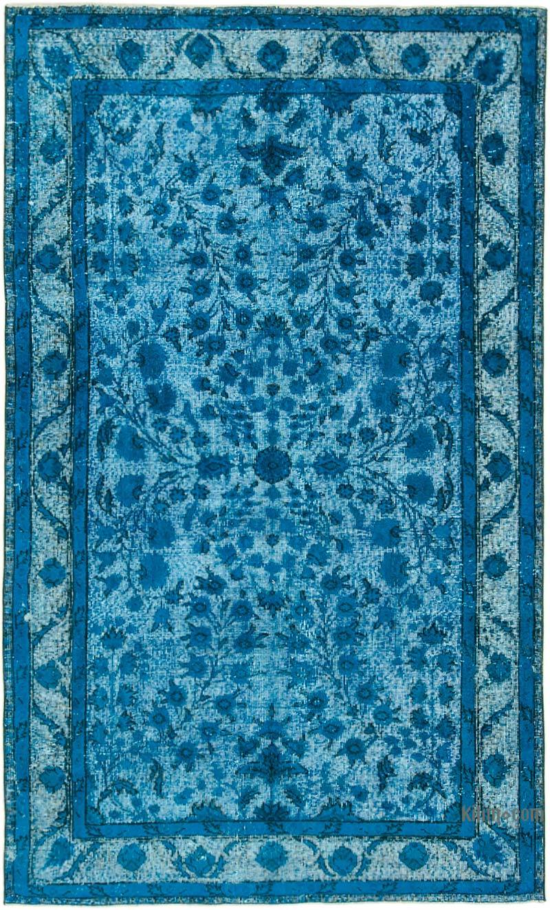 Hand Carved Over-Dyed Rug - 4' 11" x 8' 1" (59" x 97") - K0051899