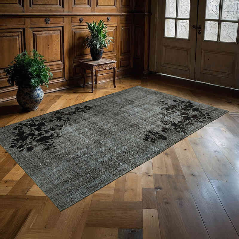 El Oyması Boyalı Halı - 162 cm x 262 cm - K0051906