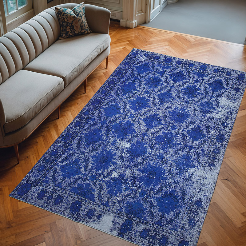 Alfombra Tallada a Mano Sobre Teñida - 173 cm x 281 cm - K0051913