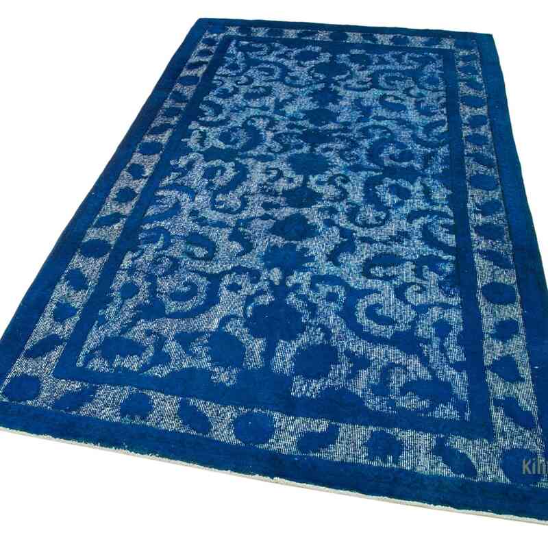 Hand Carved Over-Dyed Rug - 4' 8" x 8'  (56" x 96") - K0051920