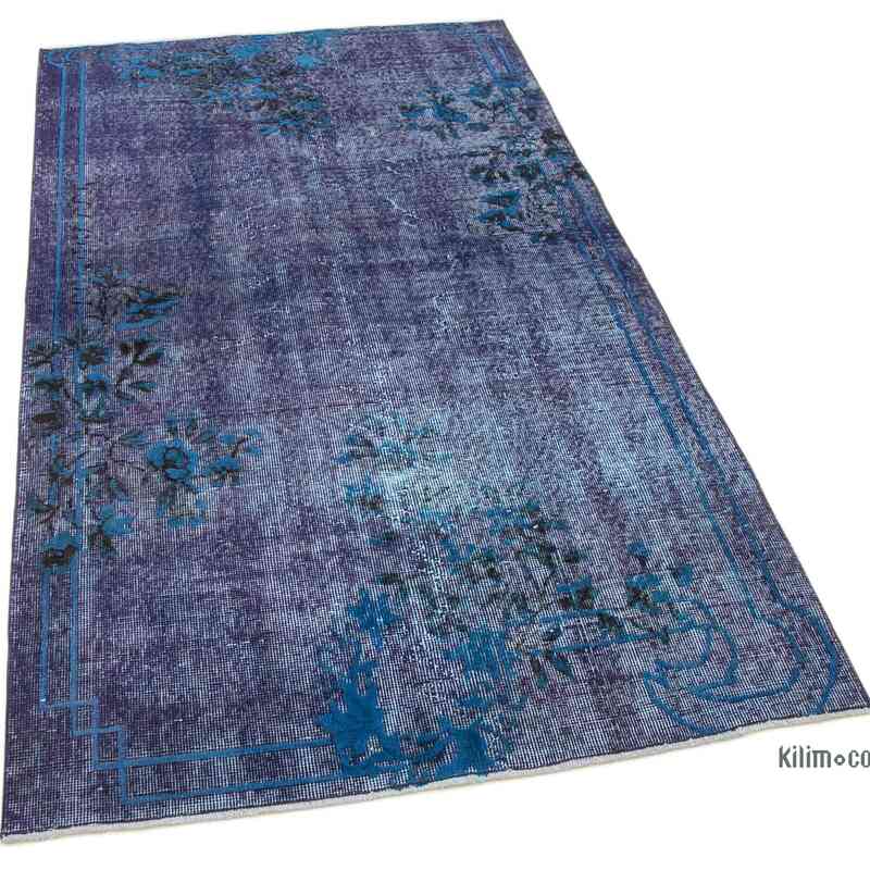Hand Carved Over-Dyed Rug - 3' 8" x 6' 3" (44" x 75") - K0051925