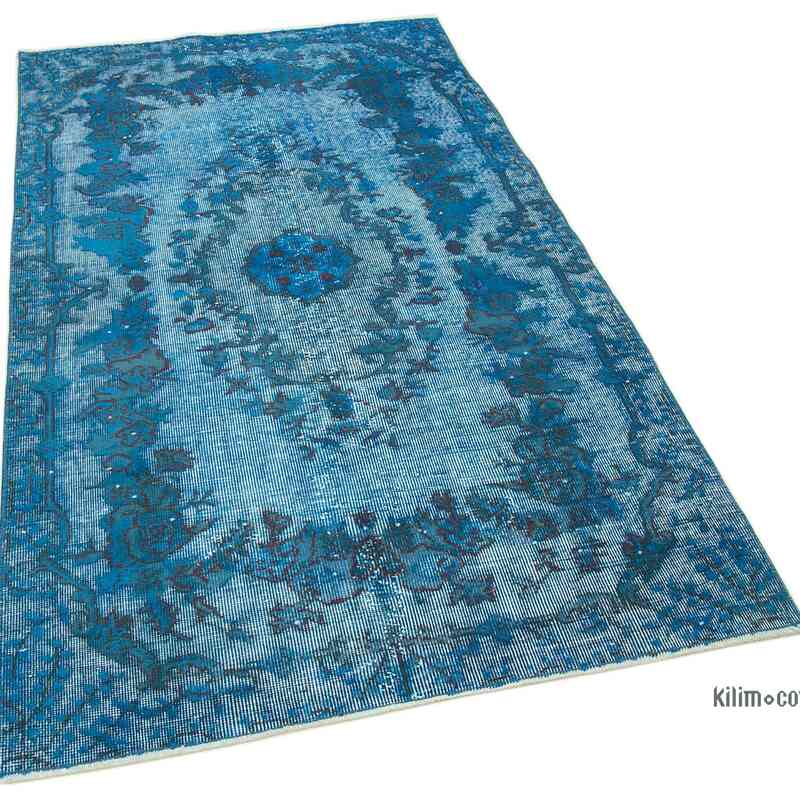 Hand Carved Over-Dyed Rug - 3' 10" x 6' 7" (46" x 79") - K0051928