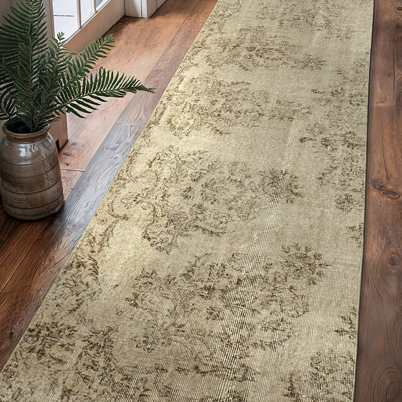 Alfombra Turca Vintage De Pasillo - 90 cm x 332 cm - K0052225