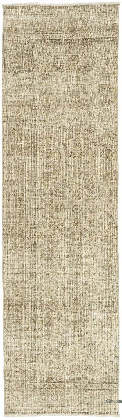 Vintage Turkish Runner Rug - 2' 10" x 9' 11" (34" x 119")