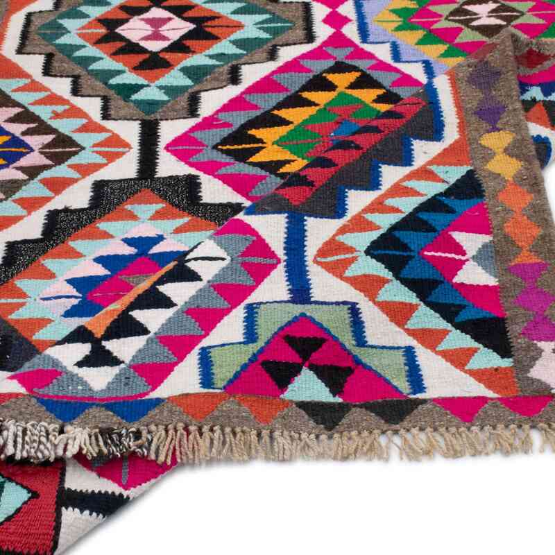 Vintage Tribal Kilim Runner - 4' 1" x 10' 11" (49" x 131") - K0052279
