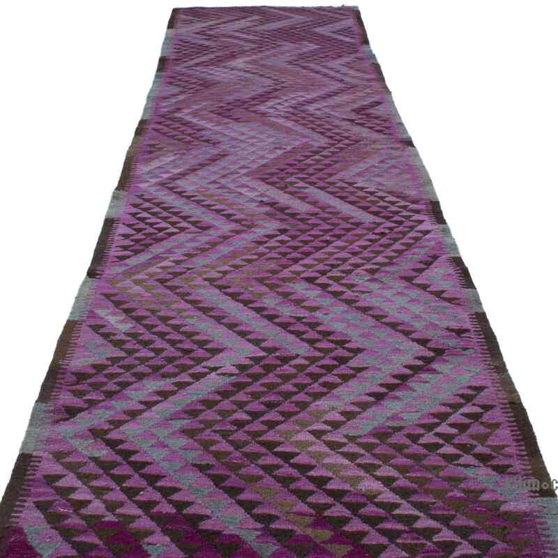 Vintage Tribal Kilim Runner - 3' 3" x 12' 8" (39" x 152") - K0052282