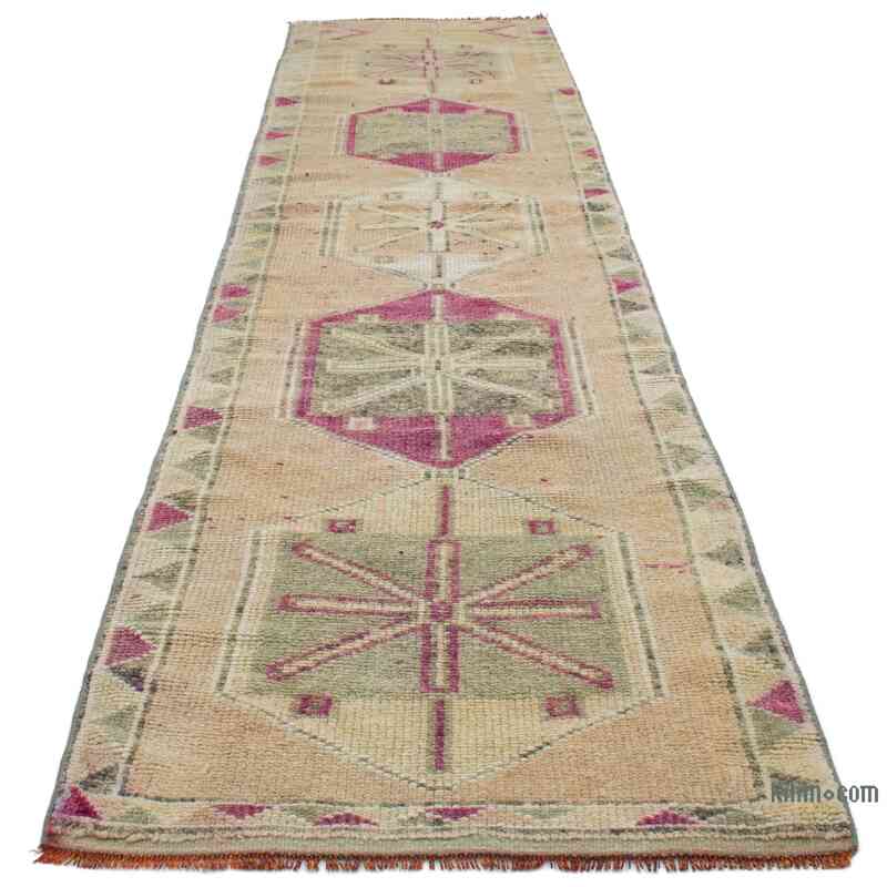 Vintage Tribal Runner Rug - 2' 11" x 11' 7" (35" x 139") - K0052287