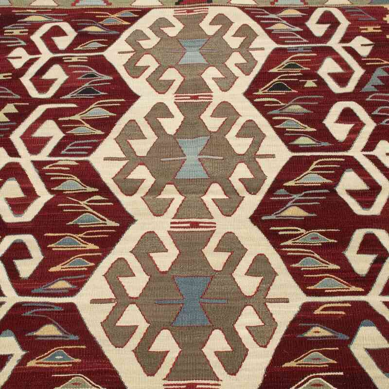 Bordo Yeni El Dokuma Kilim - K0052322