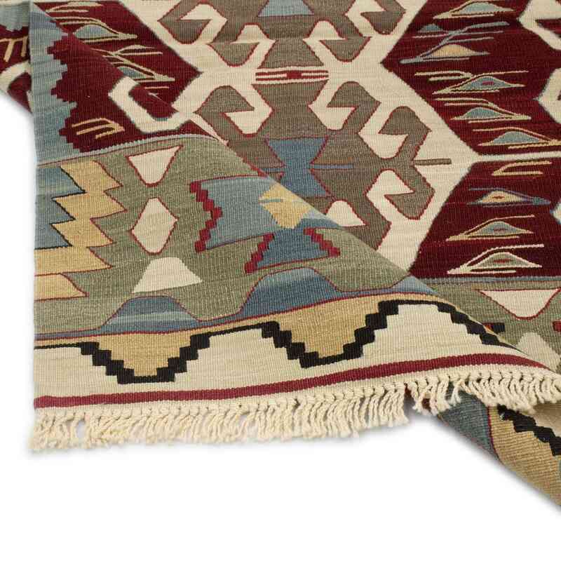 Bordo Yeni El Dokuma Kilim - K0052322