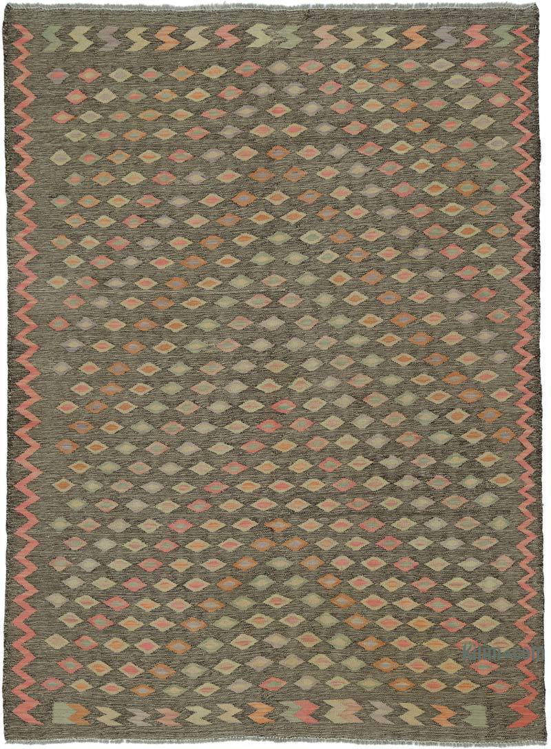 Multicolor Nueva Alfombra Kilim afgana - 138 cm x 190 cm - K0052493