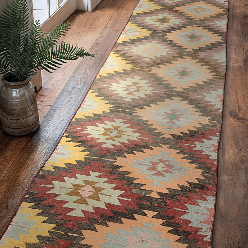 Anadolu Vintage Kilim Yolluk - 90 cm x 333 cm - K0052546