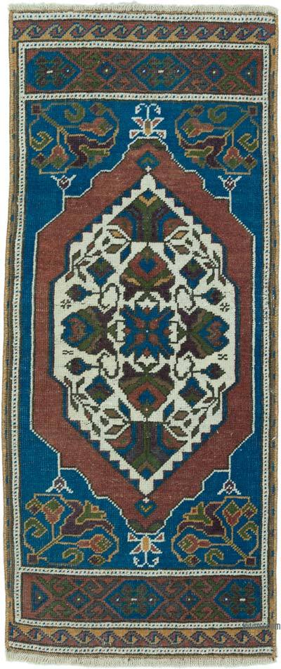 El Dokuma Vintage Halı - 47 cm x 110 cm