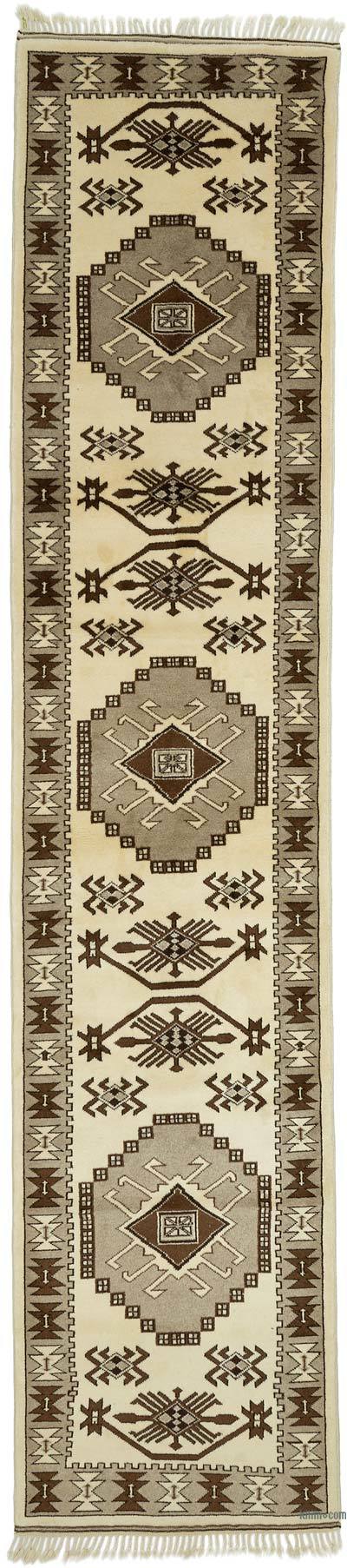 Vintage Tribal Runner Rug - 3'  x 13' 9" (36" x 165")
