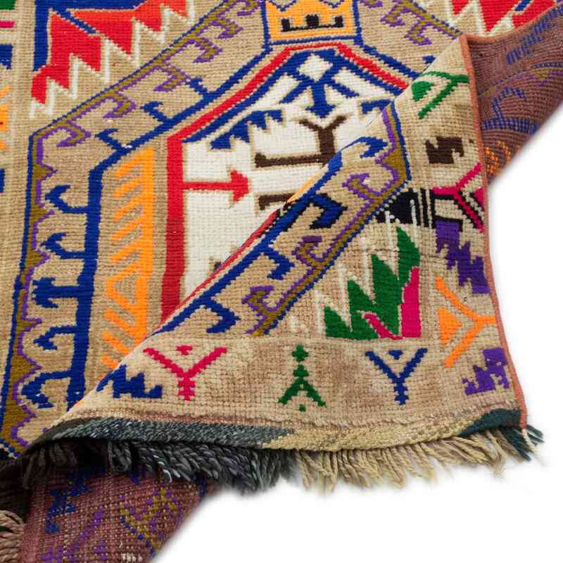 Vintage Tribal Runner Rug - 2' 10" x 14' 10" (34" x 178") - K0053759