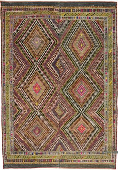 Çok Renkli Yuntdağ Cicim - 166 cm x 240 cm