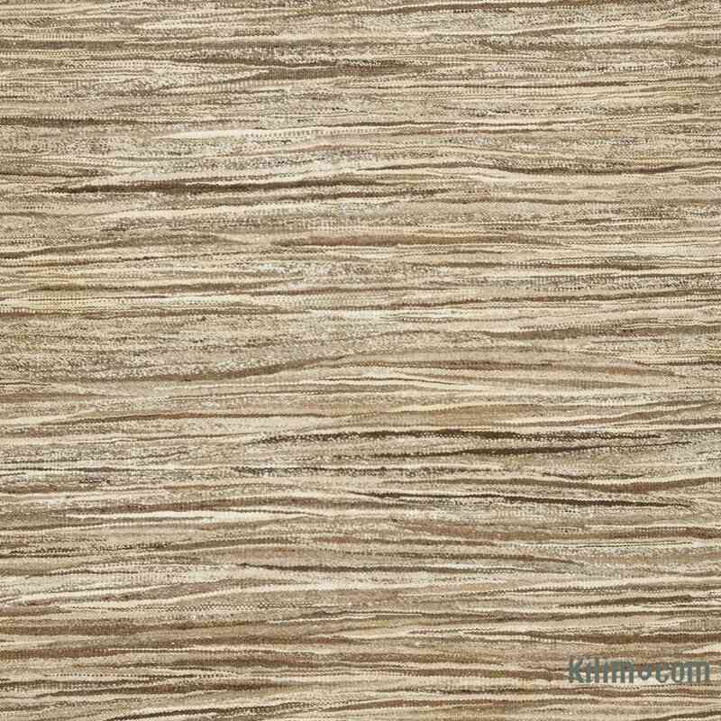 Beige, Marrón Nueva Alfombra Turca Kilim - 337 cm x 442 cm - K0053820