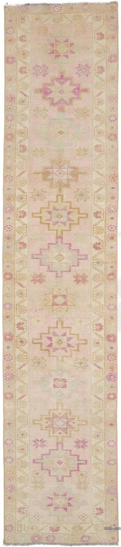 Vintage Tribal Runner Rug - 2' 8" x 12' 4" (32" x 148")
